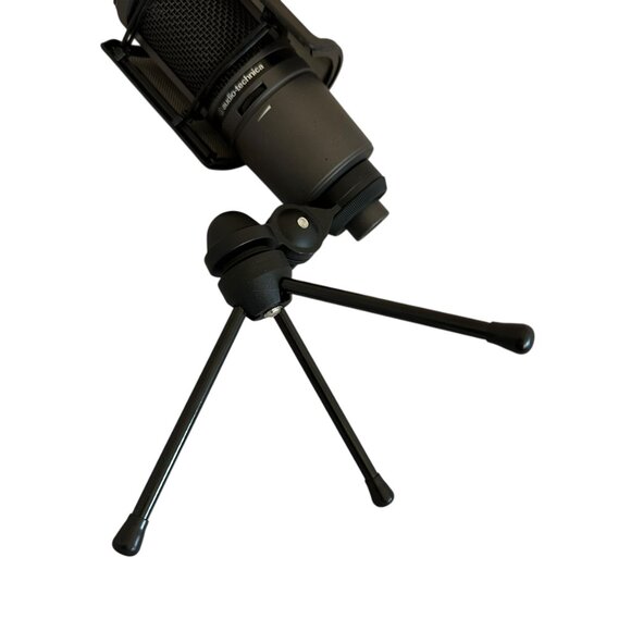 Audio-Technica Cardioid Condenser USB Microphone AT2020USBi + Stand Pop Guard - Picture 8 of 12